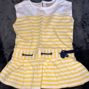 Maggie&Zoe yellow striped dress 2T